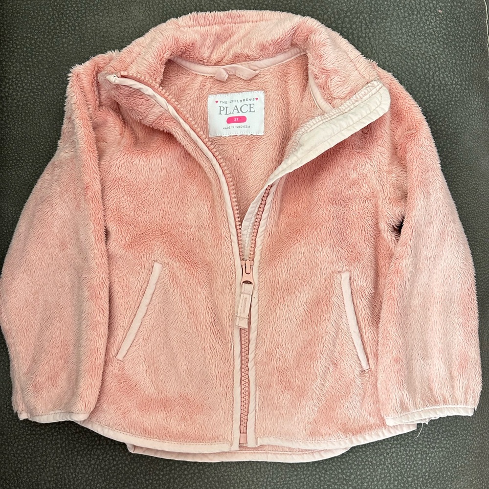 2T Little Girls Sweater-Pink